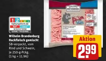 REWE DE Wilhelm Brandenburg Hackfleisch gemischt tilbud