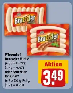 REWE DE Wiesenhof Bruzzzler Minis oder Bruzzzler Original tilbud