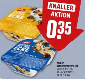 REWE DE Müller Joghurt mit der Ecke tilbud
