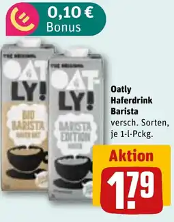 REWE DE Oatly Haferdrink Barista tilbud