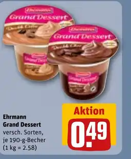 REWE DE Ehrmann Grand Dessert tilbud