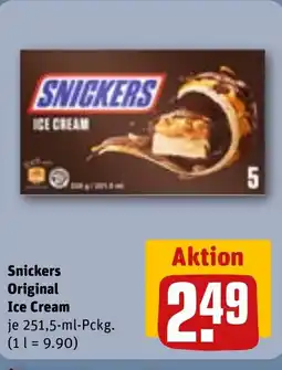 REWE DE Snickers Original Ice Cream tilbud