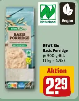 REWE DE REWE Bio Basis Porridge tilbud