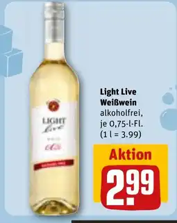 REWE DE Light Live Weißwein tilbud