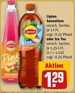 REWE DE Lipton Sensations oder Ice Tea tilbud