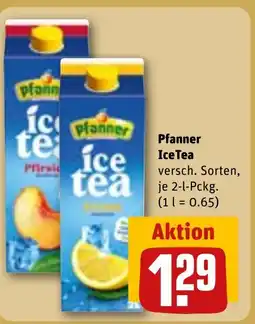 REWE DE Pfanner Ice Tea tilbud