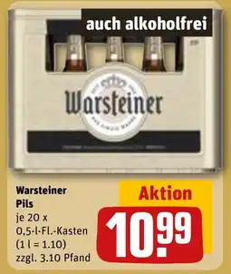 REWE DE Warsteiner Pils tilbud