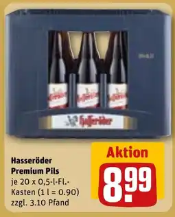 REWE DE Hasseröder Premium Pils tilbud