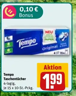 REWE DE Tempo Taschentücher tilbud
