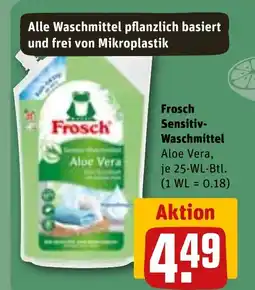 REWE DE Frosch Sensitiv- Waschmittel tilbud