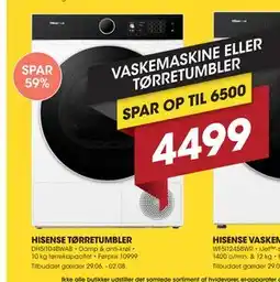 Punkt1 HISENSE TØRRETUMBLER tilbud