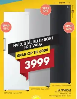 Punkt1 LG KØLESKAB tilbud