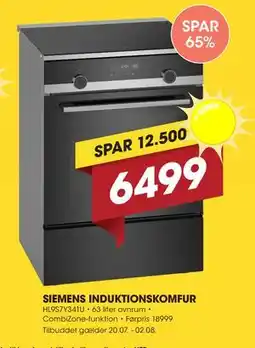 Punkt1 SIEMENS INDUKTIONSKOMFUR tilbud