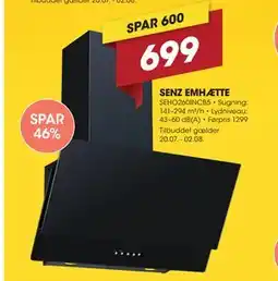 Punkt1 SENZ EMHÆTTE tilbud