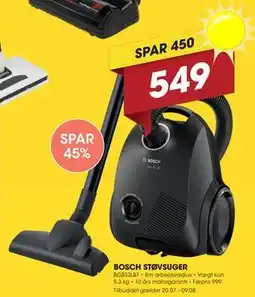 Punkt1 BOSCH STØVSUGER tilbud