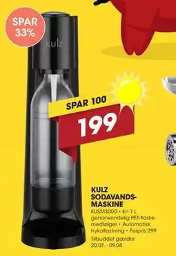 Punkt1 KULZ SODAVANDSMASKINE tilbud