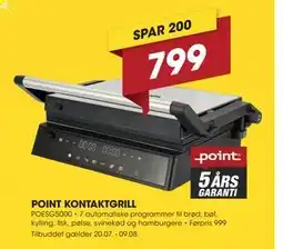 Punkt1 POINT KONTAKTGRILL tilbud