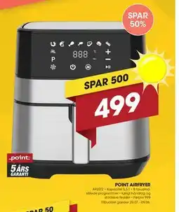 Punkt1 POINT AIRFRYER tilbud
