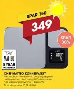 Punkt1 CHEF MATTEO KØKKENVÆGT tilbud