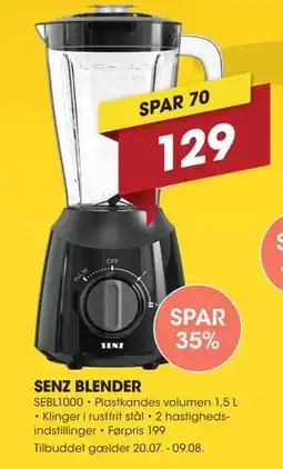 Punkt1 SENZ BLENDER tilbud