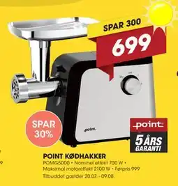 Punkt1 POINT KØDHAKKER tilbud