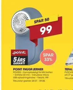 Punkt1 POINT FNUGFJERNER tilbud