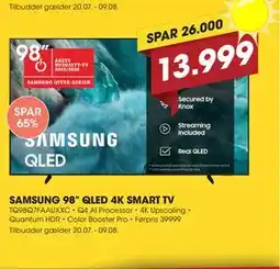 Punkt1 SAMSUNG 98” QLED 4K SMART TV tilbud