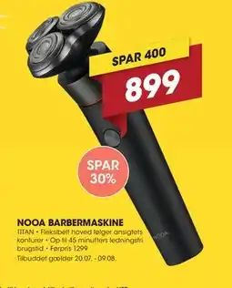 Punkt1 NOOA BARBERMASKINE tilbud