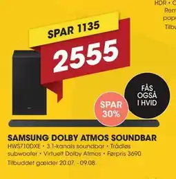 Punkt1 SAMSUNG DOLBY ATMOS SOUNDBAR tilbud