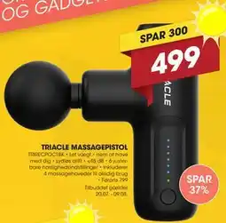 Punkt1 TRIACLE MASSAGEPISTOL tilbud