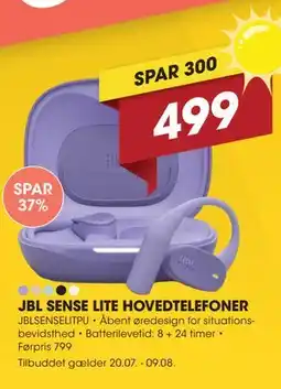 Punkt1 JBL SENSE LITE HOVEDTELEFONER tilbud