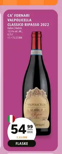 Scandinavian Park CA’ FORNARI VALPOLICELLA CLASSICO RIPASSO 2022 tilbud