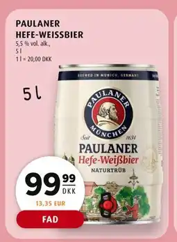 Scandinavian Park PAULANER HEFE-WEISSBIER tilbud
