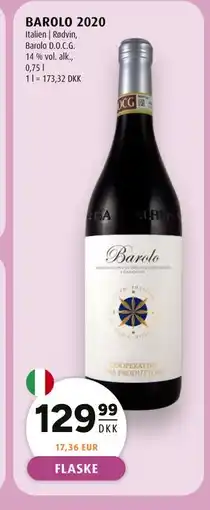 Scandinavian Park BAROLO 2020 tilbud