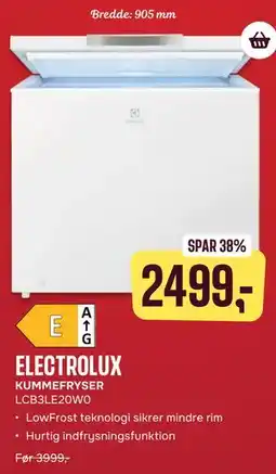Skousen ELECTROLUX KUMMEFRYSER LCB3LE20W0 tilbud