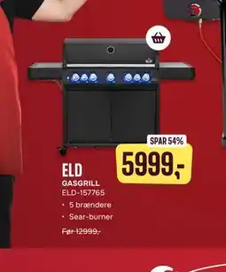 Skousen ELD GASGRILL ELD-157765 tilbud