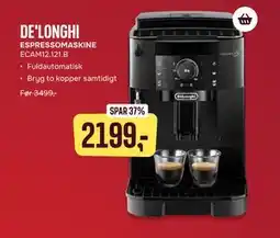 Skousen DE'LONGHI ESPRESSOMASKINE ECAM12.121.B tilbud