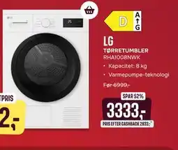 Skousen LG TØRRETUMBLER RHA1008NWK tilbud