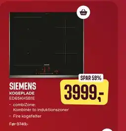 Skousen SIEMENS KOGEPLADE ED65KHSB1E tilbud