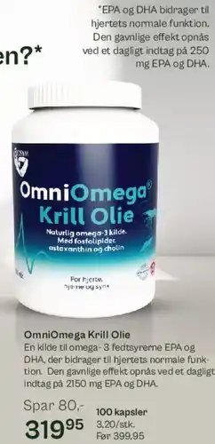 Helsam OmniOmega Krill Olie tilbud