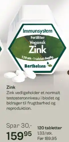 Helsam Zink tilbud