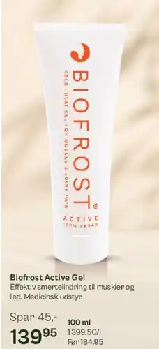 Helsam Biofrost Active Gel tilbud