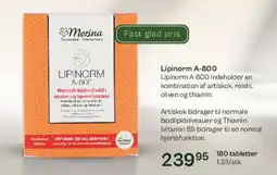 Helsam Lipinorm A-800 tilbud
