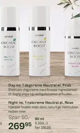 Helsam Day no. 1 dagcreme / Night no. 1 natcreme tilbud