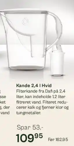 Helsam Kande 2,4 l Hvid tilbud