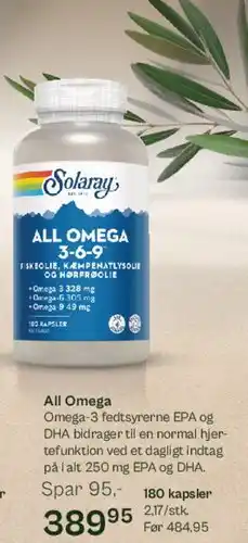 Helsam All Omega 3-6-9 tilbud