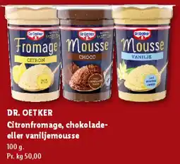 Lidl DR. OETKER Citronfromage / Mousse tilbud