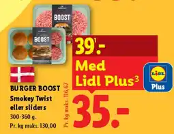 Lidl BURGER BOOST tilbud