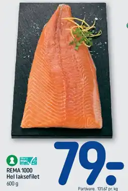 REMA 1000 Hel laksefilet tilbud