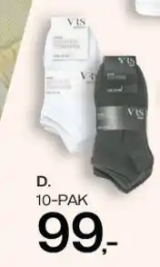 Føtex Sokker / footies 10-pak tilbud